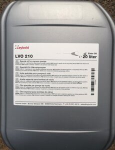 LEYBOLD LEYBONOL LVO 210 20l фото2